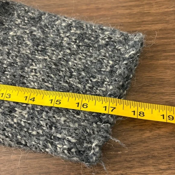 Zara Women's M Chunky Knit Marl Grey White Sweater/Cardigan - Picture 10 of 10